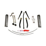 Skyjacker 4.5" Springs Lift Kit Nitro Shocks for 84-01 Jeep Cherokee - JC451K-SVX