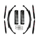 Skyjacker 5" Springs Lift Kit Black MAX Shocks for 75-77 Ford Bronco - 174EBKS-B