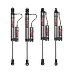 Skyjacker 3.5-4.5 Front-Rear Monotube Shocks for 1997-2006 Jeep Wrangler (TJ) 4WD with ADX 2.0 Adventure Series Remote Reservoir Aluminum
