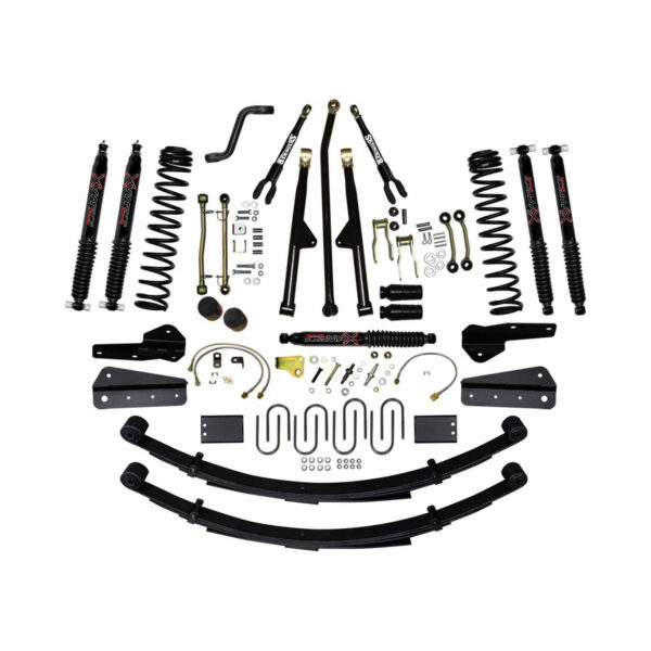 Skyjacker  Coil Springs. Lift Kit Black MAX Shocks for 1984-2001 Cherokee XJ. - JC8258KSBLT