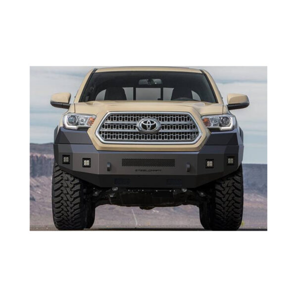 Steelcraft Fortis Front Bumper Fine Texture Black for 2016-2023 Toyota Tacoma - 71-13420 