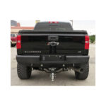 Steelcraft Fortis Rear Bumper Fine Texture Black 2011-2019 Chevy Silverado 2500/3500 GMC Sierra 2500/3500 - 76-20410 