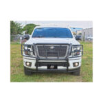 Steelcraft HD Grille Guard Semi-gloss Black for 2017-2023 Nissan Titan PRO-4X - 50-4140C 