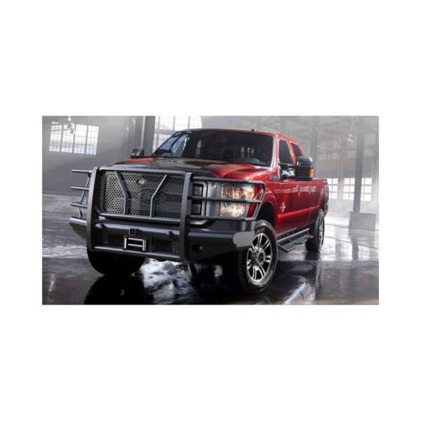 Steelcraft HD Replacement Front Bumper Semi-gloss black 2011-2016 Ford Super Duty F-250 F-350 F-450 F-550 - HD11370RW 