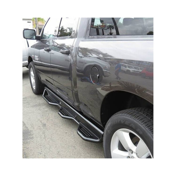 Steelcraft HD Wheel to Wheel Sidebars Semi-Gloss Black 10-22 Ram 2500/3500 09-18 Dodge Ram 1500 19-22 Ram 1500 "Classic" Quad Cab - 85-22600 