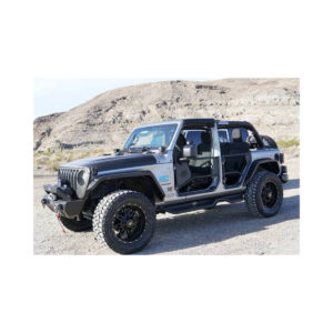 Steelcraft Rear Doors Fine Textured Black for 18-23 Jeep Wrangler JL and 20-23 Jeep JT Gladiator 4-door - 92230