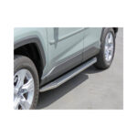 Steelcraft STX100 Running Boards Black/Stainless Steel Trim 19-22 Toyota Rav4 - 135190