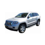 Steelcraft STX100 Running Boards Black with Stainless Steel Trim 11-21 Jeep Grand Cherokee - 123200 