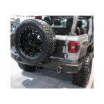 Steelcraft Textured Black Full Width Rear Bumper 18-23 Jeep Wrangler JL - 65-92510 