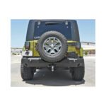 Steelcraft Textured Black Rear Bumper for Jeep Wrangler JK (07-18) - 65-92500 