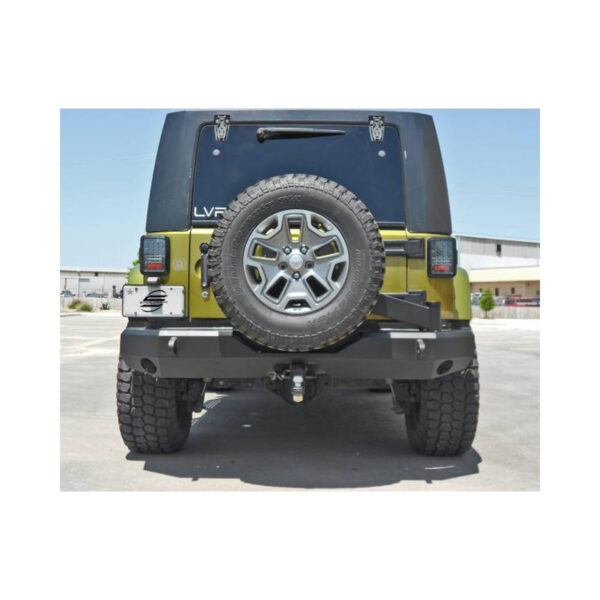 Steelcraft Textured Black Rear Bumper for Jeep Wrangler JK (07-18) - 65-92500 