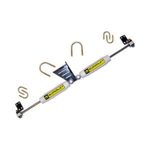 Superlift 1.5" Lift High Clearance Dual Hydraulic Steering Stabilizer Kit For 2007-2018 Jeep Wrangler JK 4WD