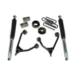 SuperLift 3.5" Lift Kit 2014-2018 Chevy Silverado GMC Sierra 1500 2WD Aluminum/Stamp Steel Control arms Bilstein Rear Shocks