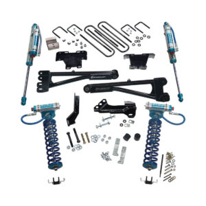 SuperLift 4" KING Edition Radius Arm Lift Kit For 2017-2021 Ford F-350 Super Duty 4WD - with KING Front Coilovers and KING Reservoir Rear Shocks