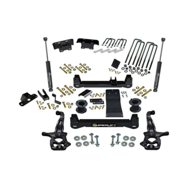 SuperLift 6" Lift Kit 2019-2021 Chevy Silverado GMC Sierra 1500 Trail Boss New Body 4WD