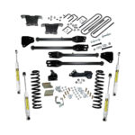 SuperLift 4" Lift Kit For 2011-2016 Ford F-250 and F-350 Super Duty 4WD - Diesel Engine - with a 4-Link Conversion and Superide Shocks