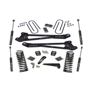SuperLift 4" Lift Kit For 2013-2018 Ram 3500 4WD - Diesel Engine - Replacement Radius Arms with Superide Shocks