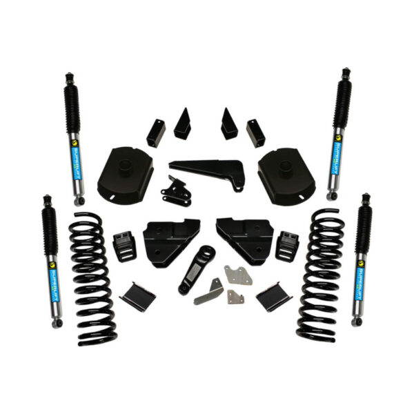 SuperLift 4" Lift Kit For 2014-2018 Dodge Ram 2500 4WD - Diesel Engine - with Bilstein Shocks