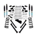 4 inch Dodge Suspension Lift Kit with Bilstein Shocks 2010-2013 2500 and 2010-2012 3500 Ram w-Diesel Engine 4WD-K965B