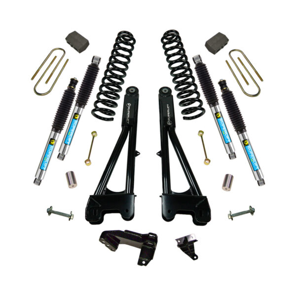 4 inch Lift Kit With Replacement Radius Arms and Bilstein Shocks - 2011-2015 Ford F-250-350 4WD - Diesel Engine-K987B