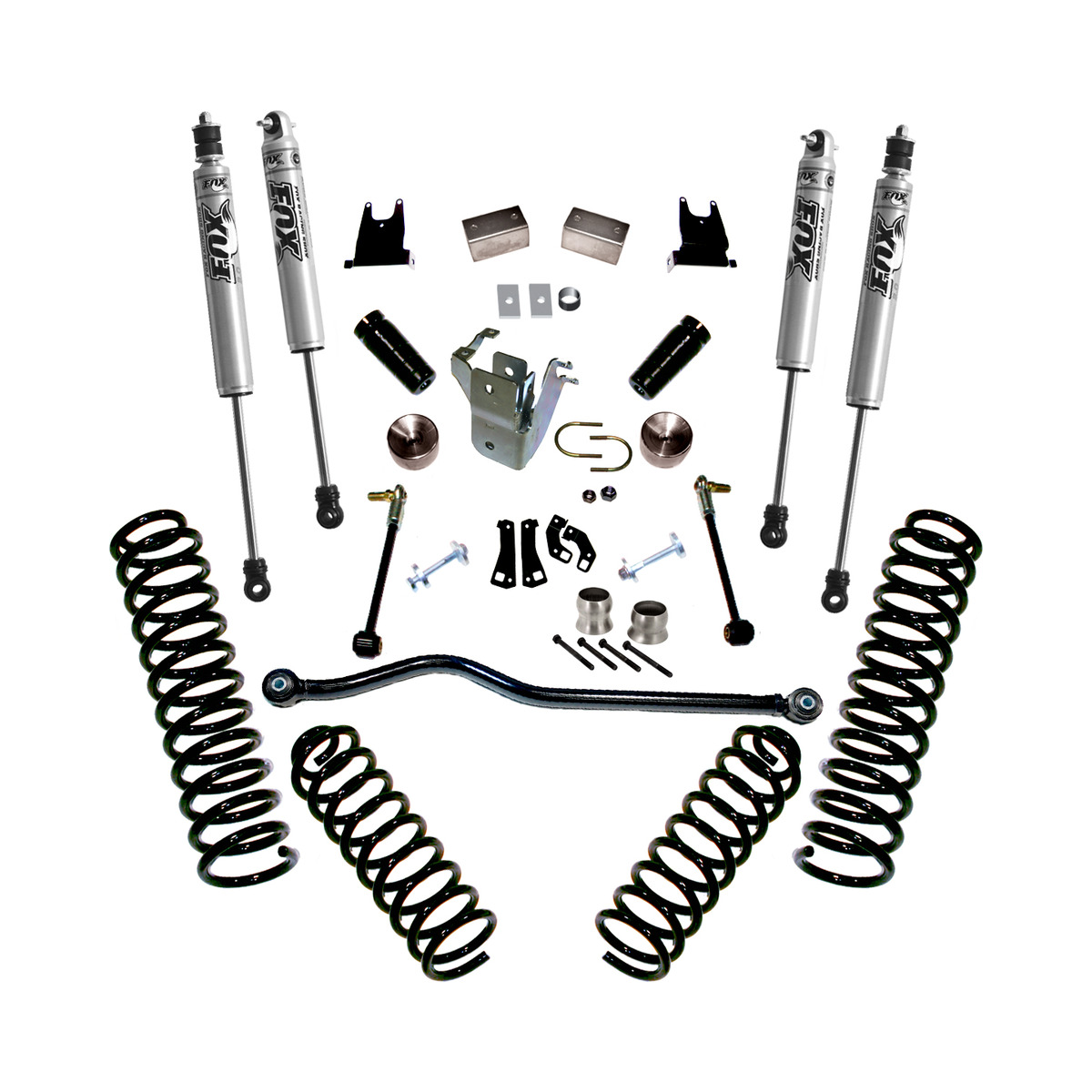 4 inch Jeep Suspension Lift Kit with Fox Shocks - 2012-2015 JK - 4 Door-K928F