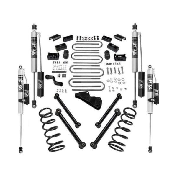 SuperLift 5 Lift Kit with Fox 2.0 Reservoir Shocks for 2000-2002 Dodge Ram 2500-3500 4WD Diesel_K336FX