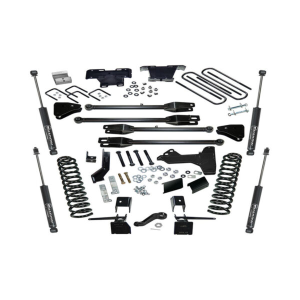 SuperLift 6 and 4-Link Complete Lift Kit for 2017-2021 Ford F-250 4WD Diesel with SL Shocks k171