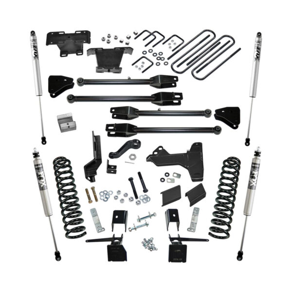 SuperLift 6" 4-LINK Kit 2017-2020 Ford F-250 F-350 Super Duty 4WD Diesel FOX Shocks