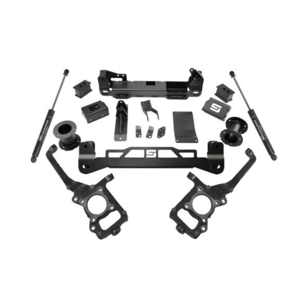 SuperLift 6" Lift Kit 2021 Ford F-150 4WD Shadow Rear Shocks