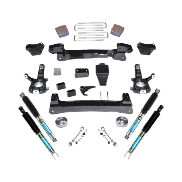 SuperLift 6" Lift Kit For 1999-2006 Chevy Silverado and GMC Sierra 1500 4WD - Knuckle Kit with Bilstein Shocks