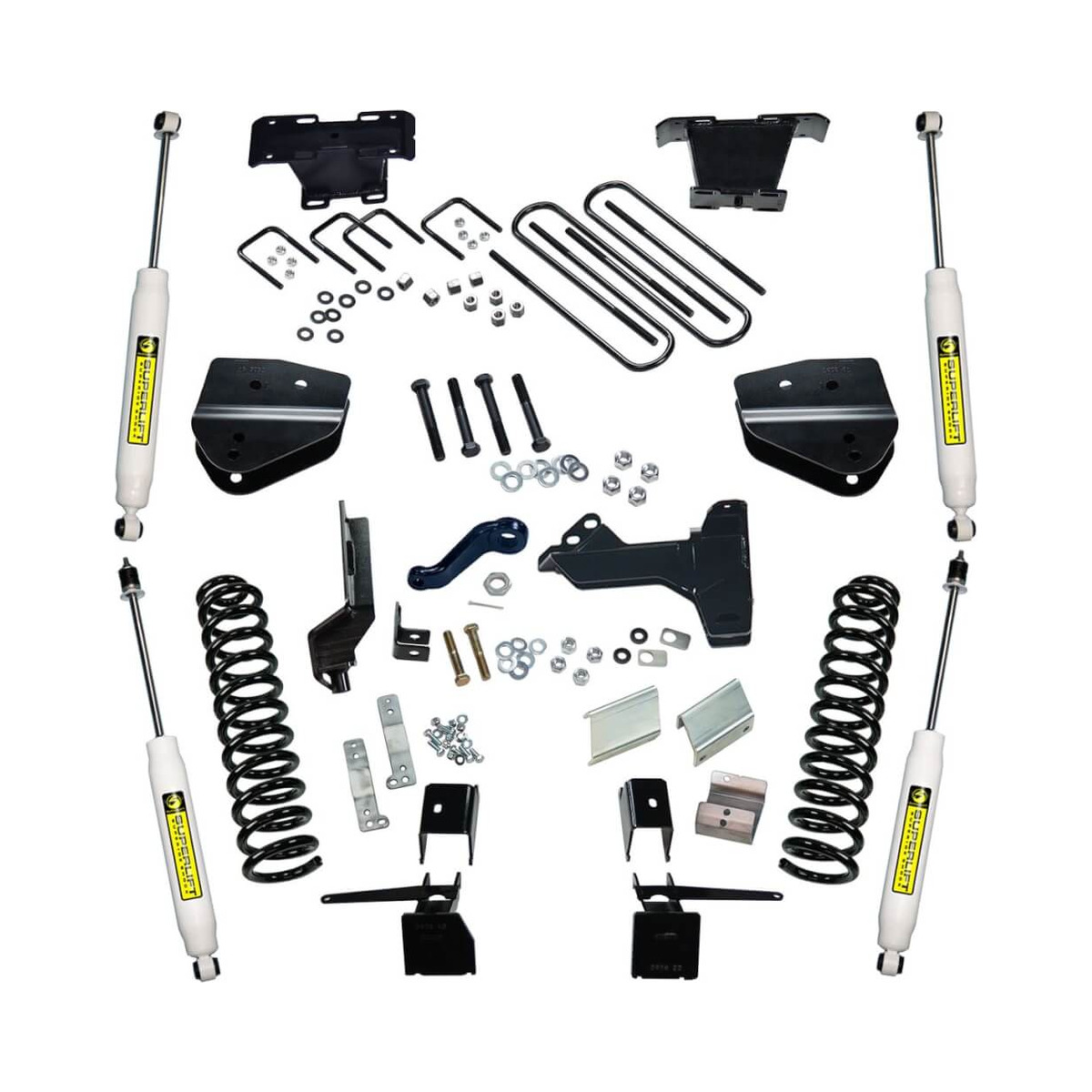 SuperLift 6" Lift Kit For 2017-2018 Ford F-250 Super Duty 4WD - with Superide Shocks - Diesel Only