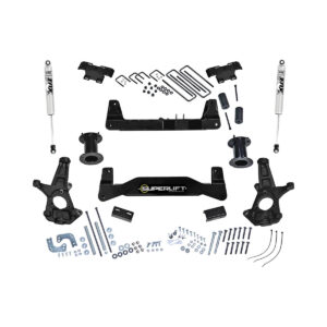 SuperLift 6.5" Lift Kit 2007-2016 Chevy Silverado GMC Sierra 1500 2WD Cast Steel Arms FOX Shocks