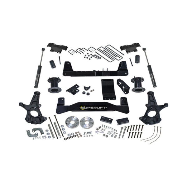 SuperLift 6.5" Lift Kit For 2007-2013 Chevy Silverado and GMC Sierra 1500 4WD - with Superide Rear Shocks