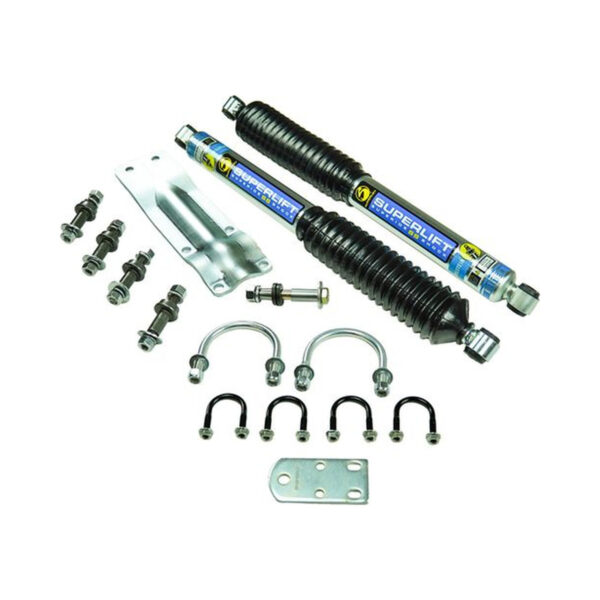 Superlift Dual Steering Stabilizer Kit SS Bilstein shocks For 1975-1986 Chevrolet K10/K20