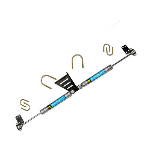 SuperLift High Clearance Dual Steering Stabilizer Kit - Superide SS by Bilstein (Gas) For 2007-2018 Jeep Wrangler JK 4WD