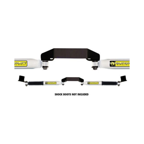 Superlift Hydraulic Dual Steering Stabilizer Kit For 2008-2019 Ford F-250 4WD