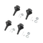 Synergy Heavy Duty Ball Joints Front (2 Upper/2 Lower) for 2018+ Jeep Wrangler J...