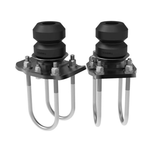 TIMBREN Rear Active Off-Road Bumpstops w-U-Bolt Flip Kit for 2005-2023 3rd Gen Toyota Tacoma