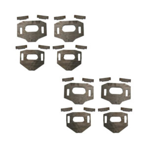 Total Chaos Lower Control Arm Cam Tab Gussets For 2007-2019 Toyota Tundra