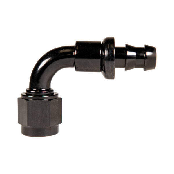 Universal Fleece -6AN 90° to Hose-Barb Adapter