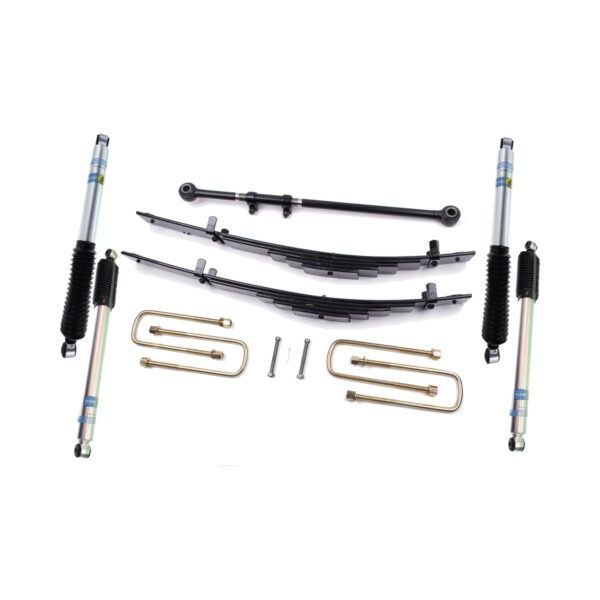 Zone Offroad 2.5" Leaf Spring Mini-Packs Leveling Kit with Bilstein 5100 Shocks for 1999-2004 Ford F250/350
