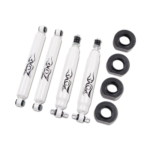 Zone Offroad 2" Coil Spacers Lift Kit 1993-1998 Grand Cherokee ZJ