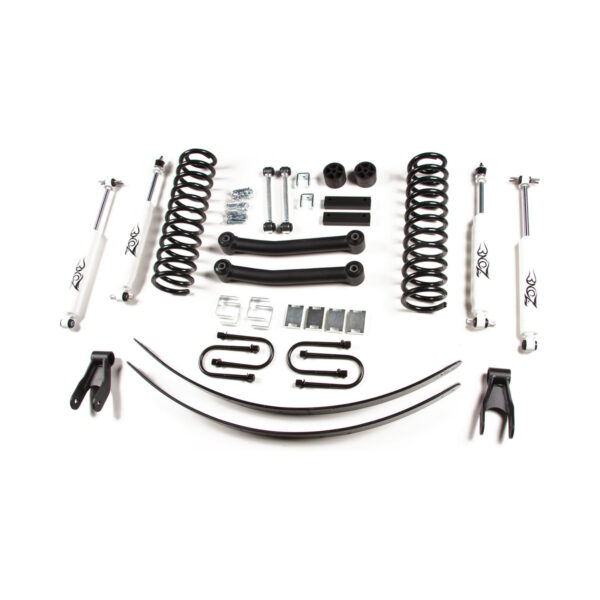 Zone Offroad 4-1/2" Coil Springs Lift Kit 1984-2001 Jeep XJ