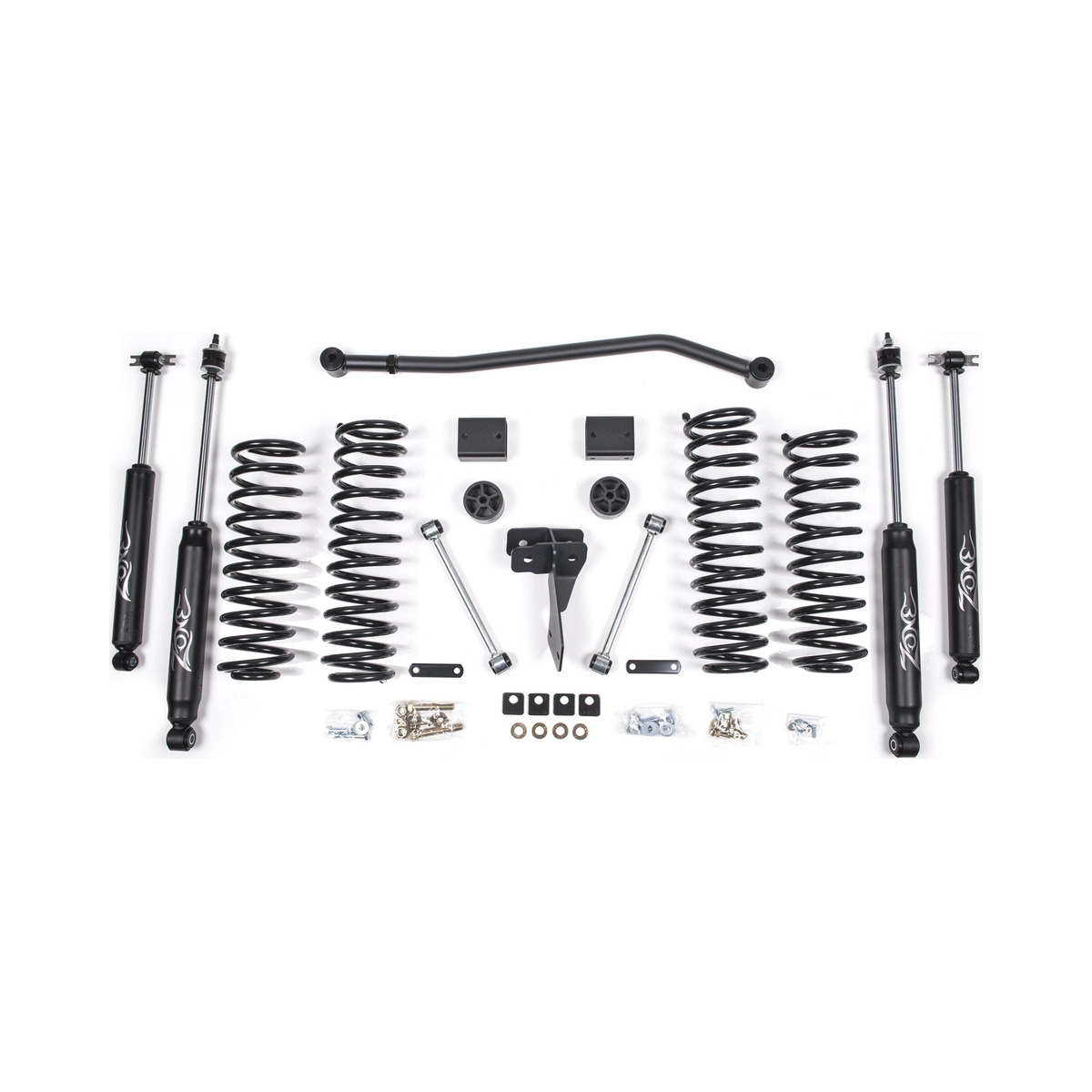 Zone Offroad 4" Coil Springs 2007-2017 Jeep Wrangler JK