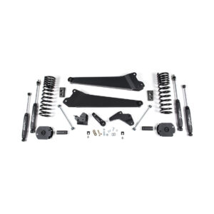 Zone Offroad 4" HD Replacement Radius Arms Lift Kit 2014-2017 Ram 2500 (GAS)