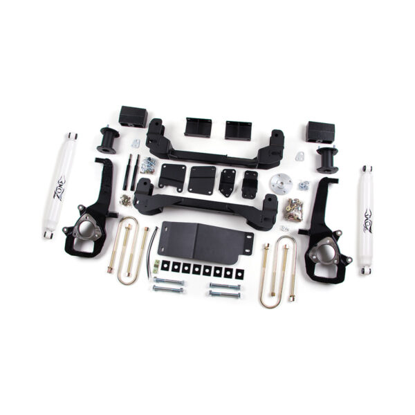 Zone Offroad 4 inch IFS System w-Strut Top Spacers Lift Kit 2006-2008 Dodge Ram 1500.jpg