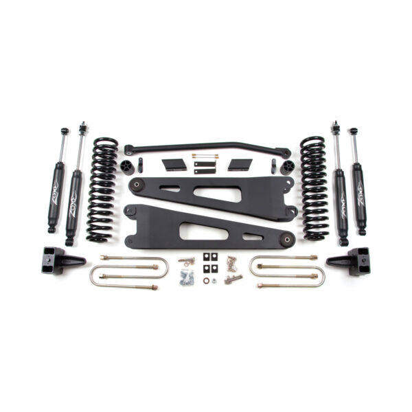 Zone Offroad 4" Radius Arm System Lift Kit 2008-2010 Ford F250/F350