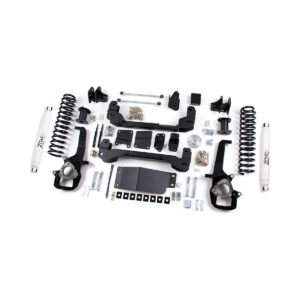 Zone Offroad 4" Upper Strut Mounts Lift Kit 2012 Dodge Ram 1500