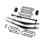 Zone Offroad 4" Leaf Spring Mini-Packs Lift Kit 2000-2005 Ford Excursion 4WD