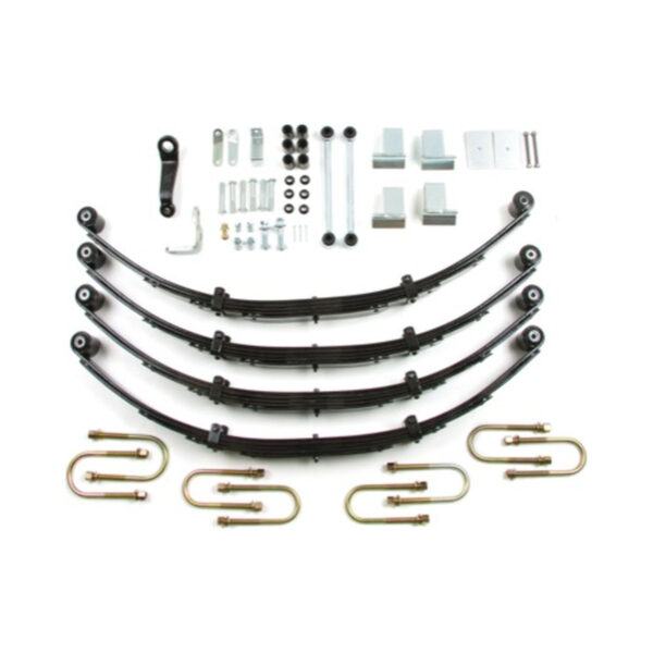Zone Offroad 4" Leaf Springs Lift Kit 1987-1995 Jeep Wrangler YJ